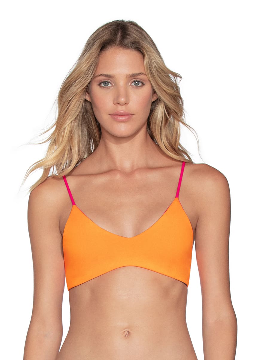 Maaji Scarlet Red River Sporty Bralette Bikini Top main image 1